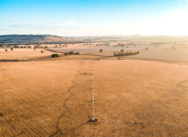 Aerial view near Cootamundra, New South Wales