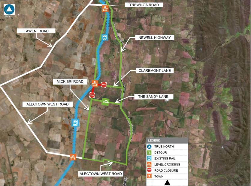 No. 93: Road upgrade and temporary closure – Mickibri Road