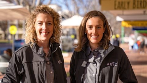 Two members of the NSW stakeholder engagement team