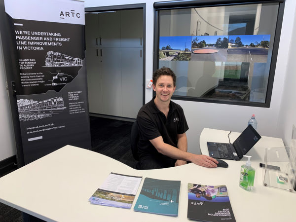 ARTC employee Hamish at Broadford Living and Learning Centre