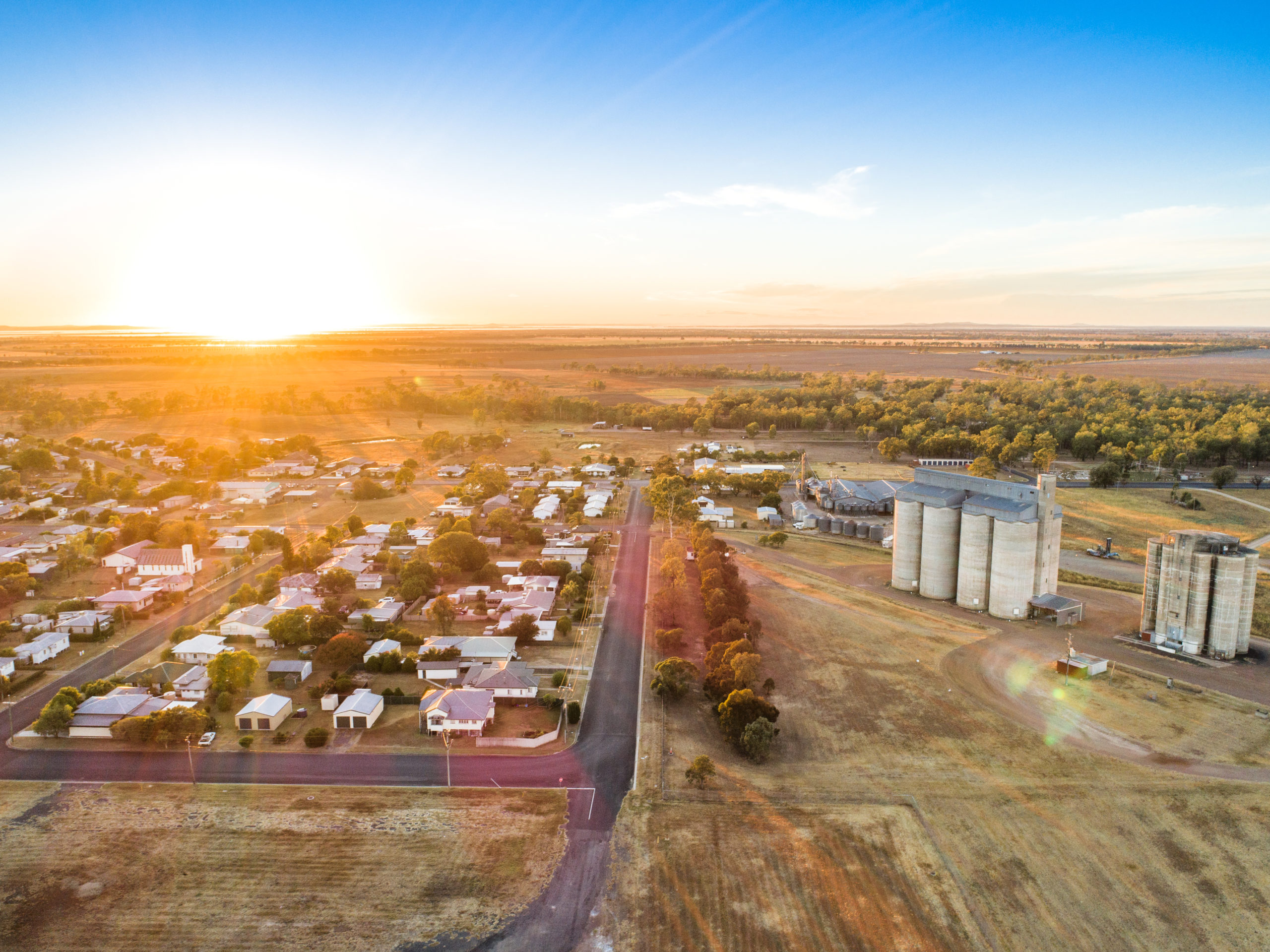 Aerial image of Milmerran Queensland