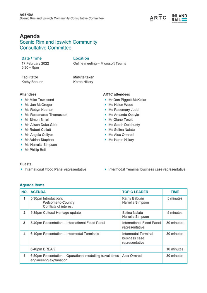 Thumbnail image of Scenic Rim and Ipswich CCC agenda - 17 Feb 22