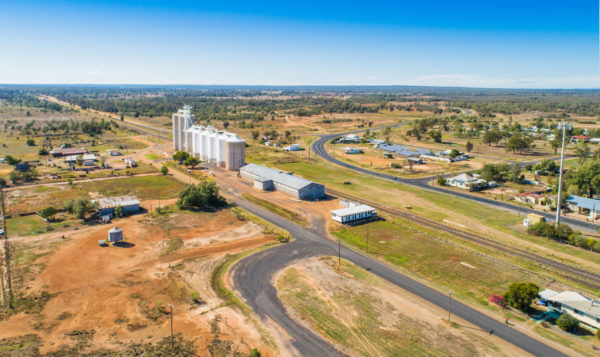 Aerial view of Yelarbon