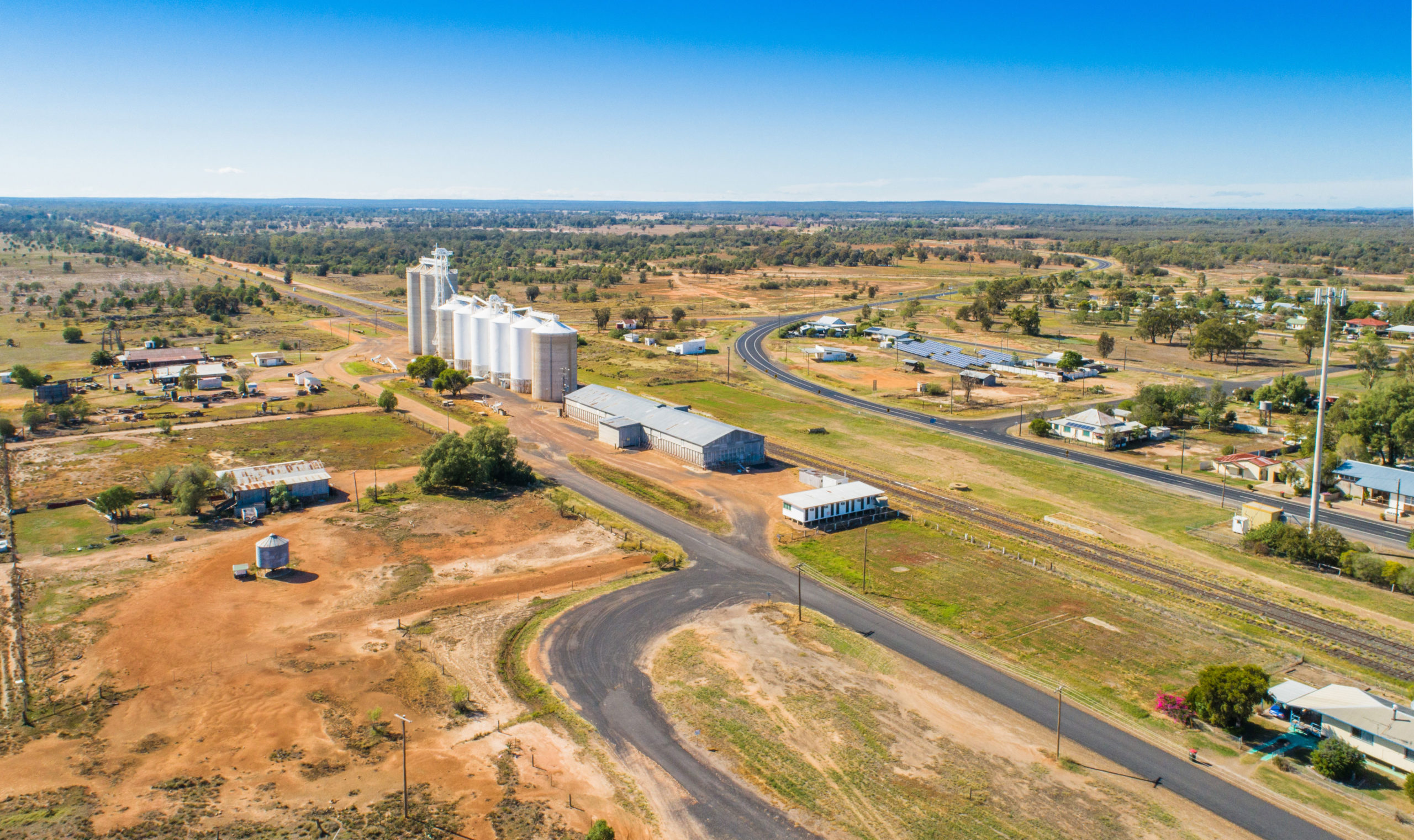 Aerial view of Yelarbon