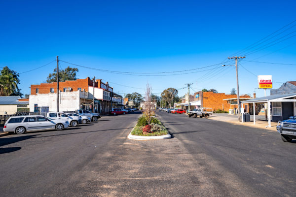 Main street Baradine, NSW