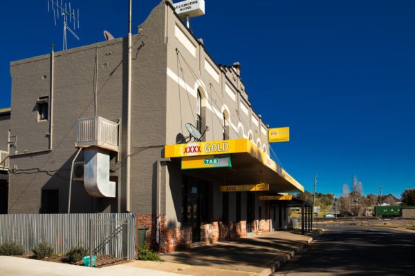 Locomotive Hotel in Junee, New South Wales.