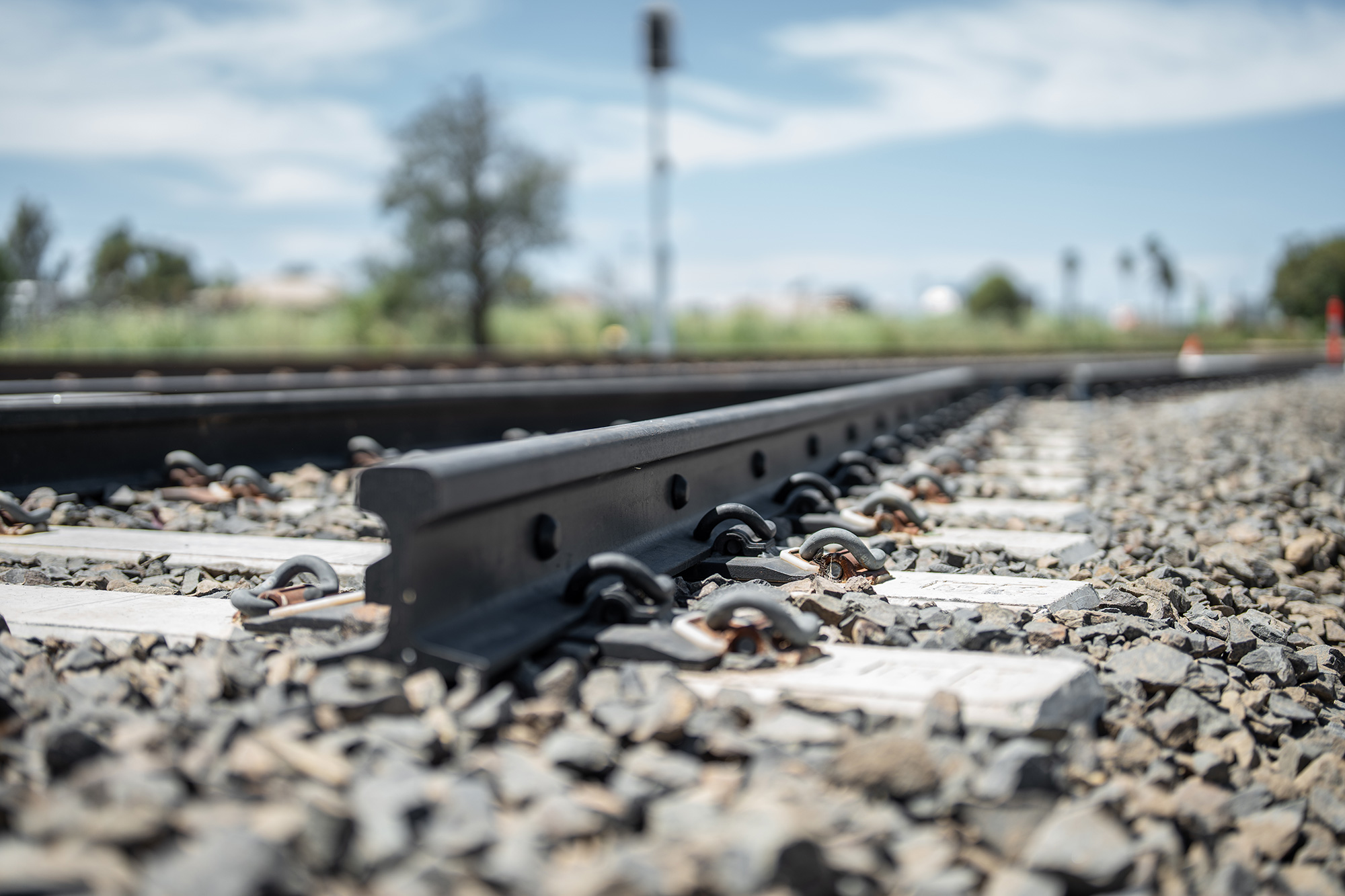 Rail, sleepers and rail clips in Moree, NSW