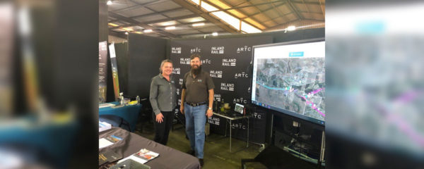 ARTC Inland Rail team at the Toowoomba Show, 2022