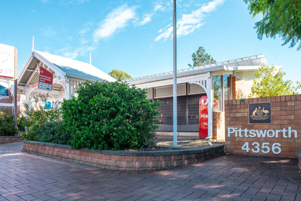 Outside the Pittsworth Post Office