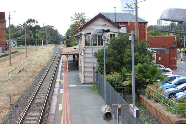Exterior of Wangaratta Railway Station