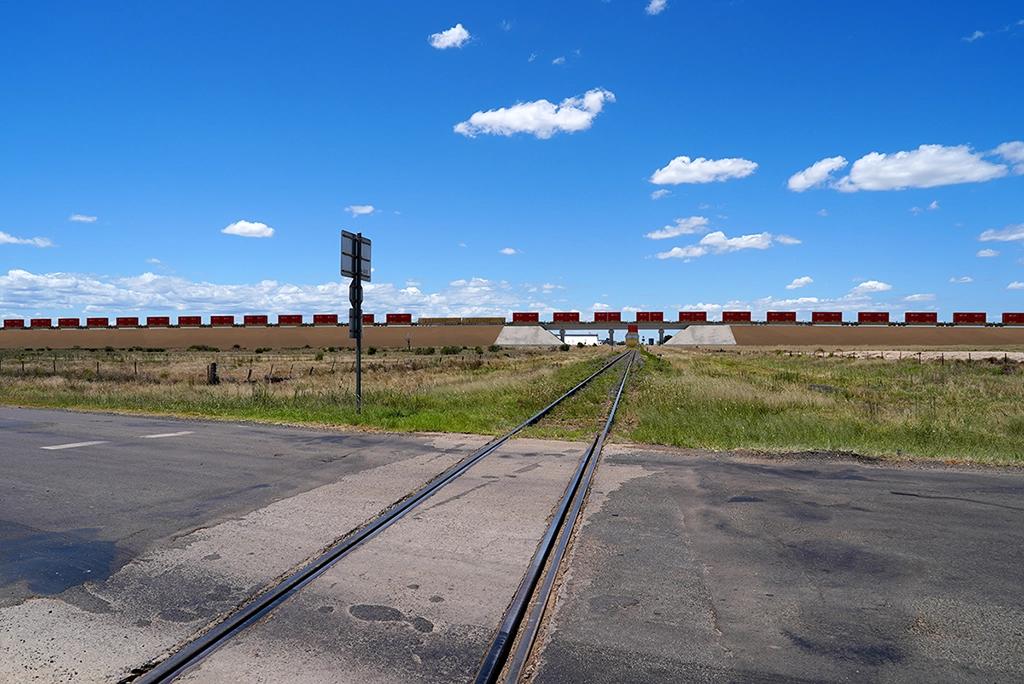 After shot of an Inland Rail site