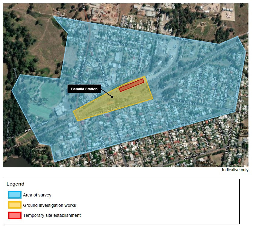 Map of works area, as described in the article