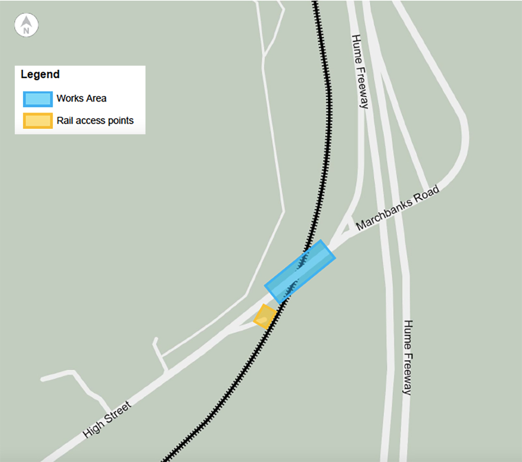 Map showing site survey and investigation works location near Broadford